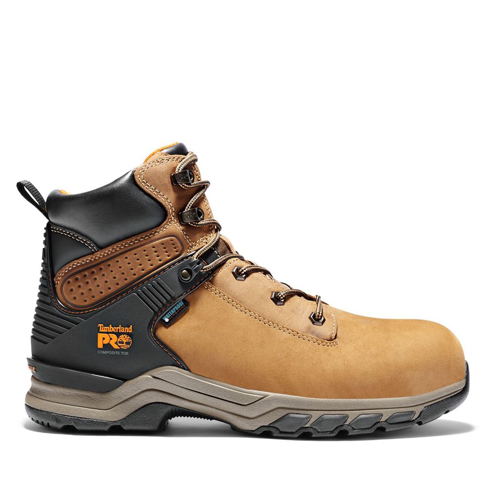 Botas de Trabajo Timberland Hombre Pro® Hypercharge 6" Comp Toe Marrones/Negras - Chile WQY-483796